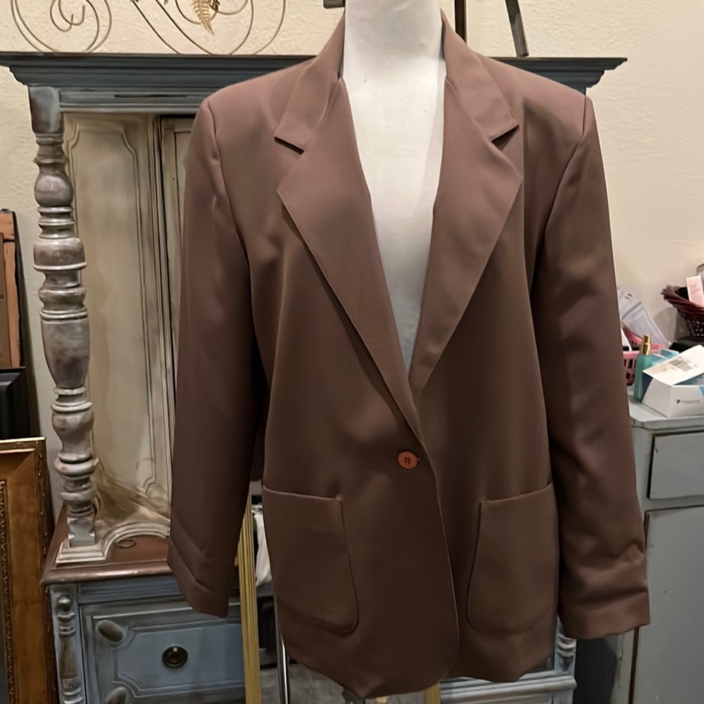 Vintage Comfort Fit Suit Jacket Size 12